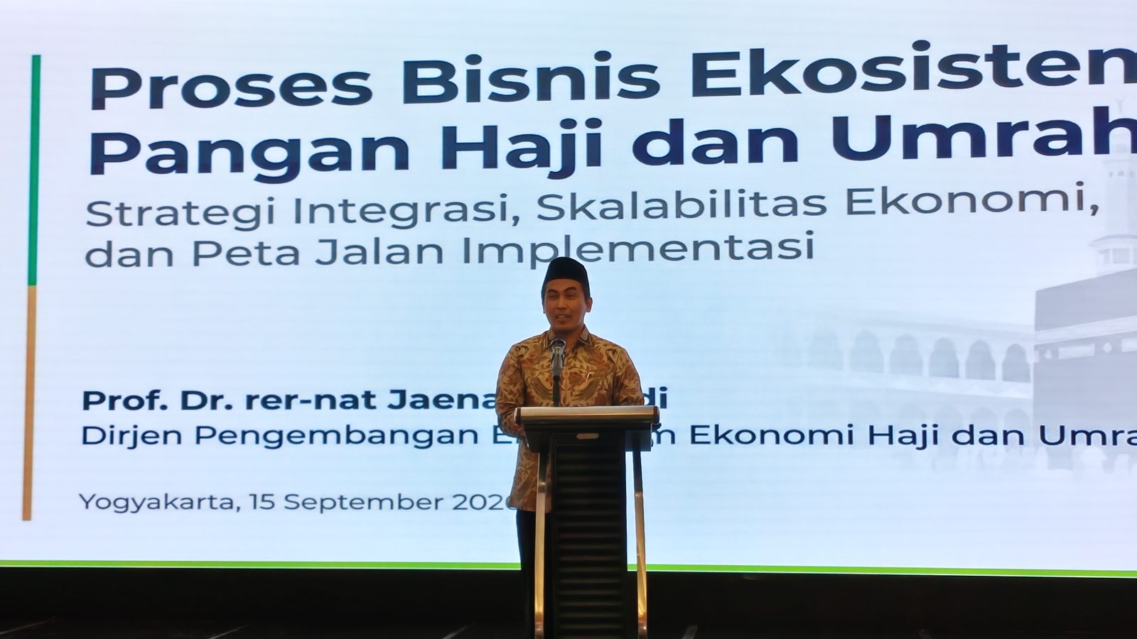 Kuota 221.000 Jemaah Jadi Peluang, Kemenhaj Bidik Produk Pangan Indonesia untuk Haji 2027